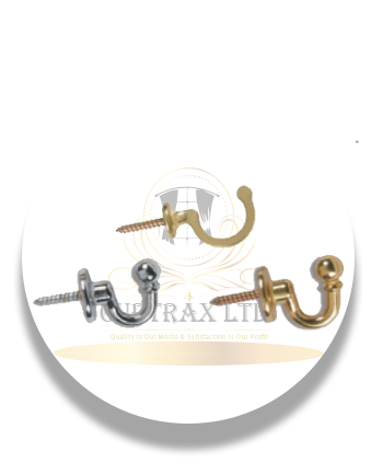 Solid Brass Ball Hooks