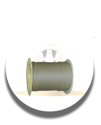 White Polyester Cord 200m Reel