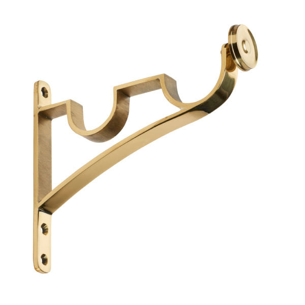 Brass Double Cup End Brackets